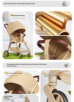 Poussette bébé légère pliable de haute qualité à prix d'usine, poussette pour bébé et tout-petit, poussette trotteur
