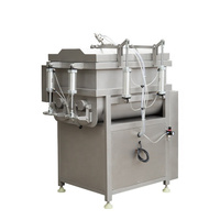 Mélangeur à viande sous vide commercial en acier inoxydable 380V 5.15-14.7KW 350-1200L, capacité de 230-840KG, pour saucisses