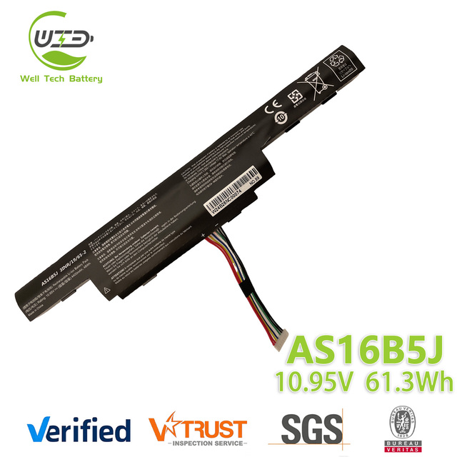 High Quality AS16B5J AS16B8J Laptop Battery for Acer Aspire E15 E5-575 E5-575G E5-575G-53VG F5-573G F5-53VG Notebook Battery