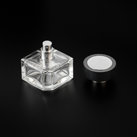 Botol Parfum Persegi Panjang Kaca Gelap Sunny Glassware 30ml, Tutup Desain Datar, Sablon Sutra, Botol Kosong