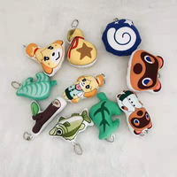 OEM personnalisé logo imprimé PP coton anime pas cher charme de personnage de dessin animé oreiller en peluche porte-clés