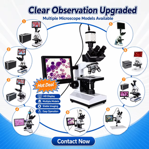 Microscopio Biologico Digitale SCIEDU <span class=keywords><strong>7</strong></span> Pollici 1080P con HDMI USB WiFi e Batteria Ricaricabile per Osservazione di Cellule Ematiche in Laboratorio - Product Image 4