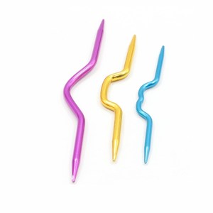 3 Pièces Crochets Avec Trou Pour Les Yeux, Aiguilles à Coudre à Longue Pointe En Aluminium, Outil De Tricot De Tissage à La Main Pour Tricoter Des Pulls, Des écharpes, Des Gants