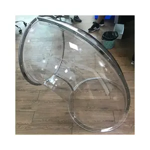 OEM Durable Thermoformed Plastic Tube Clear PC Tube Pool Water Slide Tube