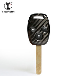 1x Funda de Fibra de Carbono para Llave de 3 Botones para <span class=keywords><strong>Honda</strong></span> CR-V Odyssey Pilot - Product Image 2