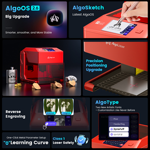 AlgoLaser Pixi 1064nm Metal Laser <strong>Engraving</strong> <strong>Machine</strong> <strong>Portable</strong> Mini Laser Engraver for Wood Acrylic Stone Glass 3D <strong>Engraving</strong> - Product Image 2