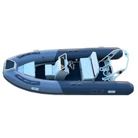 Bateau gonflable à Double coque en aluminium, Hypalon/PVC Durable, 14ft côtelé 430, nouveau Design 2019