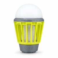 Lampe anti-moustiques électrique rechargeable, lampe de camping à lumière UV à intensité variable, LED anti-insectes, lanterne portable pour tente, jardin, patio