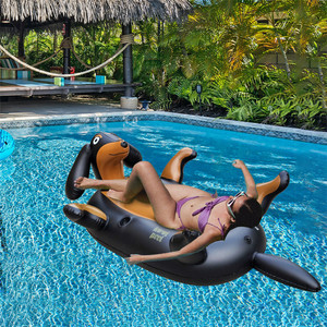 Galleggiante Gonfiabile Personalizzato a Tema Bassotto - Il Tuo Divertente Compagno per <span class=keywords><strong>Piscina</strong></span>, Relax, Gioco e Foto - Product Image 2