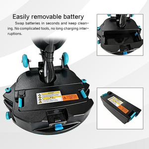 Nettoyeur-sécheur de sols CleanHorse K4, brosse double 500 mm, laveuse de sols électrique 36 V pour l'entretien rapide des installations - Product Image 3