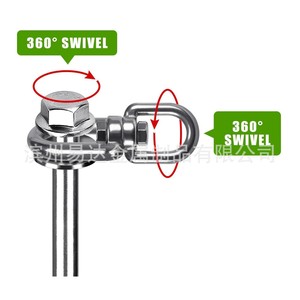 Ancrages au sol M10 en acier inoxydable, tiges de tente pivotantes à 360°, robustes, avec joint métrique, usage général - Product Image 1