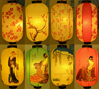 Lanterne de papier d'impression personnalisée de lanterne japonaise unique pour annoncer la décoration extérieure