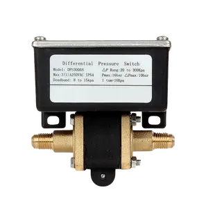 Water Differential pressure flow switch with single adjustable setpoint for filters 4-20ma