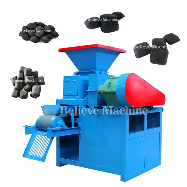 Máquina de moldagem de briquetes de carvão para churrasco, casca de coco, preço de fábrica, narguilé, carvão
