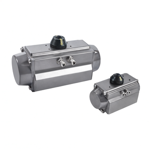 Válvula de Bola Neumática de PVC, Válvula de Bola de Control de Aire de Doble Unión con Actuador Neumático - Product Image 6