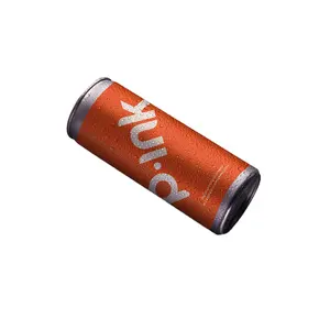 イタリアのメーカープライベートブランドロゴ印刷自己粘着性ポリプロピレン光沢ステッカーウォーターボトル缶ラベル