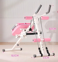 Appareil de fitness pliable et multifonctionnel pour la maison : Rouleau d'entraînement abdominal et de renforcement du tronc, équipement de fitness intérieur portable