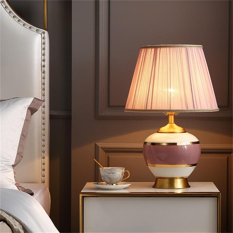 Guzhen Supplier Ceramic Table Lamps Luxury Modern