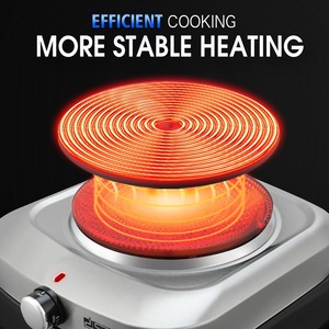 Mini cuisinière électrique professionnelle DSP à 1 brûleur, chauffage par serpentin, température réglable pour usage domestique et cuisine - Product Image 3