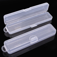 Boîte de rangement portable pour couverts d'extérieur SUNSHING OEM ODM, étui transparent en plastique pour cuillères, fourchettes et baguettes