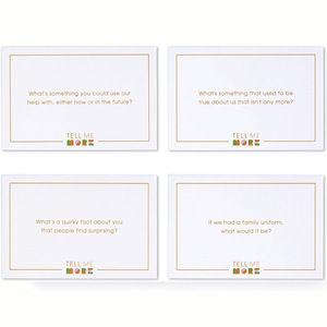 เกมสนทนาภาษาอังกฤษทั้งหมด ให้ความรู้เพิ่มเติม เชื่อมโยงคำถาม กระดาษเกมกระดาน การ์ดพร้อมอารมณ์สำหรับการสังสรรค์ - Product Image 3