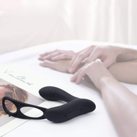 Plug anal en silicone souple noir, jouet sexuel pour adultes vibrant, charge magnétique, télécommande sans fil, étanche, écologique, 90 minutes d'autonomie