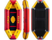 Bateaux pneumatiques de qualité professionnelle pour 2/4 personnes, adaptés aux loisirs familiaux, à la pêche en plein air, aux excursions et aux parcs
