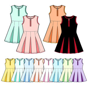 <span class=keywords><strong>Vestido</strong></span> de Yoga para Niñas, Tendencia 2026, Sin Mangas, para Fiestas, Deportivo, de Secado Rápido, Diseño Personalizado, Envío Rápido, Compra al por Mayor, OEM - Product Image 2