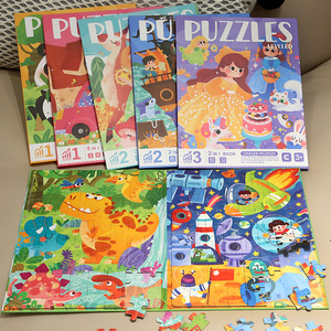 Regalo Ideal para Viajes por Carretera, Desarrolla Habilidades Finas y Motoras, Rompecabezas Magnéticos al por Mayor 2 en 1, Libro de Rompecabezas Temático - Product Image 6