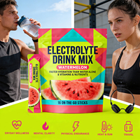 Fabricant de compléments alimentaires Vitahall, multivitamines, compléments vitaminiques et minéraux, 0 calorie, 0 sucre, poudre d'électrolytes en sachets
