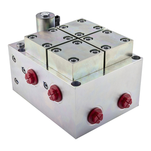 Изготовленное на заказ инженерное оборудование набор гидравлических клапанов из алюминиевого чугуна гидравлический клапан управления гидравлический вилочный погрузчик - Product Image 2