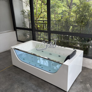 <span class=keywords><strong>Baignoire</strong></span> <span class=keywords><strong>de</strong></span> massage rectangulaire <span class=keywords><strong>de</strong></span> luxe pour une personne avec installation <span class=keywords><strong>de</strong></span> tablier d'égouttage pour spa à domicile <span class=keywords><strong>ou</strong></span> hôtel <span class=keywords><strong>de</strong></span> qualité supérieure - Product Image 3
