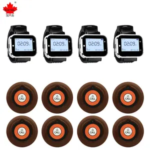 CATEL Caller Buzzer Wireless Calling System/watch Pagers For Restaurant Cafe With CE And Long Distance