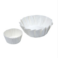 Plateau en papier déshuilé pour gâteau basque coloré en bois Spécifications multiples Gobelet en papier Gâteau 4 pouces 50pcs Plateau en papier basquette
