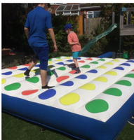 Jeu de Twister gonflable géant pour enfants Backyard Summer Fun Giant Gonflable Twister Game Rental Twister