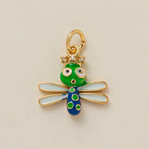 Haomi Plaqué Or 18K, Laiton Coloré DIY, Bijoux CE, Nouvelle Mode, Breloque Ornement Lune, Sertissage pour Collier et Bracelet, Idéal Cadeau - Product Image 6