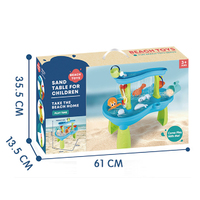 Ensemble de jeu de table de sable de bateau de plage jouets aquatiques extérieurs d'été en gros 18 pièces jouets de plage