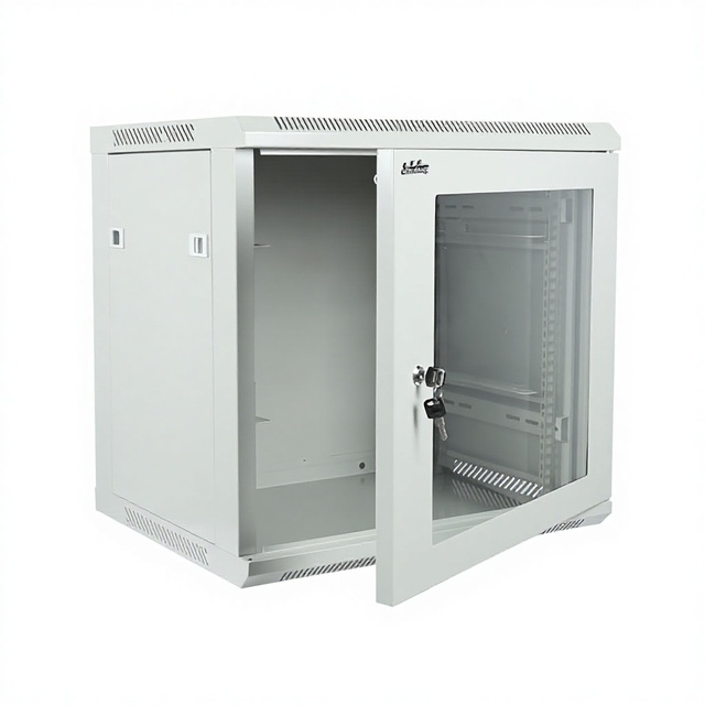 Customized 19 Inch 12U Network Cabinet Wall-Mounted Communication Monitoring Cabinet Zhejiang Origin Stock Available