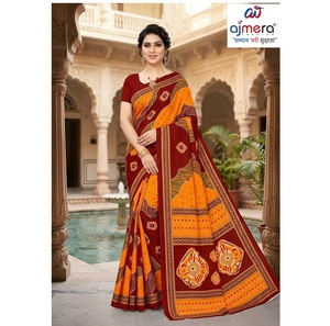 Sarees Suti de Lujo para Mujer, Elegantes, Cómodos, Diseño Clásico Atemporal, Protección Solar, Secado Rápido, para Oficina, Casual, Fiestas - Product Image 4