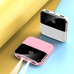 <span class=keywords><strong>Mini</strong></span> banco de energía portátil de 10000mAh con logotipo personalizado Rohs <span class=keywords><strong>Lichi</strong></span>-polímero batería Micro USB ABS 10W estación de energía personalizable - Product Image 3