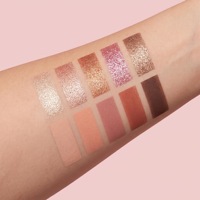 Palette de fards à paupières métalliques 12 couleurs, marque privée, fini mat, scintillant, haute pigmentation, waterproof, maquillage personnalisé, vente en gros