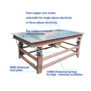 Nouvelle table vibrante à béton robuste avec <span class=keywords><strong>moteur</strong></span> en cuivre pur 220V/380V 2.2KW, plateforme vibrante pour moules à béton et pavés - Product Image 3