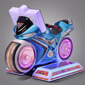 Nouvelle Arrivée Moto Électrique pour Enfants à Monnayeur, Vélo de Course, Machine de Jeu d'Arcade pour Enfants avec Lumières LED - Product Image 1