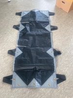 Bâche de protection pour foin super résistante en HDPE+LDPE tissée, anti-moisissure, traitée anti-UV, durable, avec coins renforcés et œillets en laiton