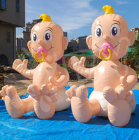 Décoration extérieure ballon gonflable puissant de dessin animé pour bébé Holland pour fête d'anniversaire