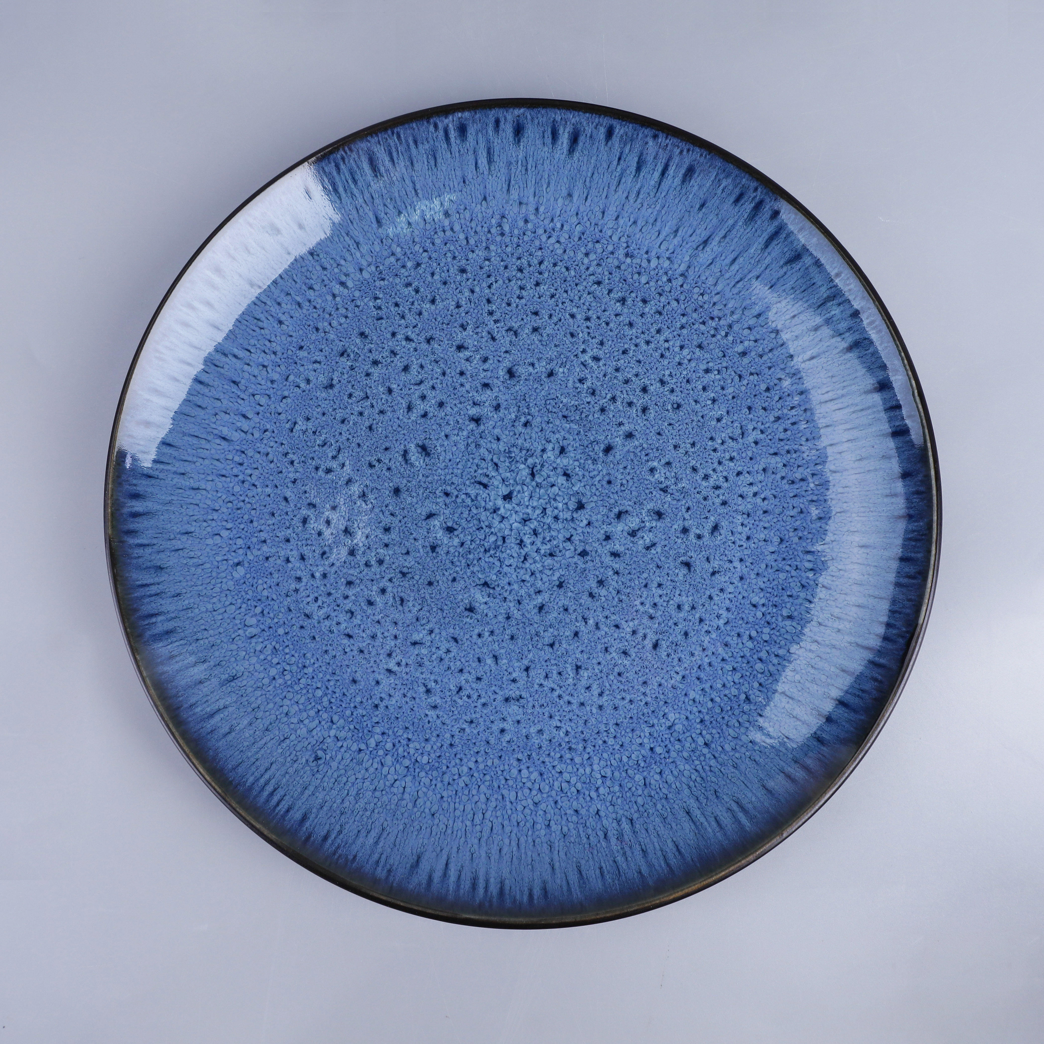 Deep blue/8 inch side plate * 1pcs
