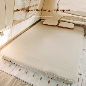 Colchón Inflable Portátil para Acampar al Aire Libre, Doble, Automático, con Cojín de Aire, Tejido Compuesto - Product Image 1