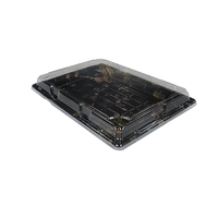 JY-1111 Hot Sell Nieuwe Sushi Verpakking Plastic Schaal Doos Plastic Snoep Verpakkingsdoos PS Wegwerp Koude Voedsel Doos