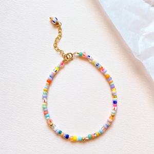 Wholesale <b>Bead</b> <b>Bracelet</b> Colorful Handmade Macaron Color <b>Bead</b> <b>Bracelet</b> for Women - Product Image 2