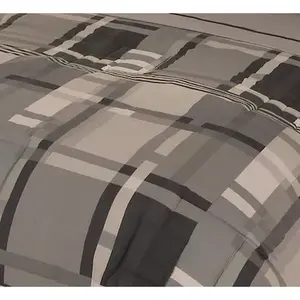 Ensemble de couette matelassée de compétition 190x220 cm, motif à carreaux, pour toute la saison, usage domestique - Product Image 5